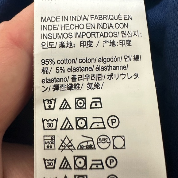 NWT Calvin Klein Blue Quarter Zip Pullover Men’s Size Large - Picture 4 of 9